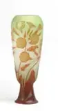 Triple Overlay Cameo Vase by Galle, sold May 2003