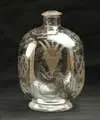 Cut & Enameled Scent Bottle by Galle, sold May 2003