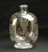 Cut & Enameled Scent Bottle by Galle, sold May 2003