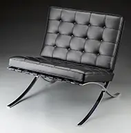 Barcelona Leather Chair Model 250 by Ludwig Mies van der Rohe, sold Feb 2016