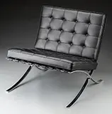 Barcelona Leather Chair Model 250 by Ludwig Mies van der Rohe, sold Feb 2016