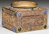Ninth Century Inkwell by Tiffany Studios, sold Aug 2015