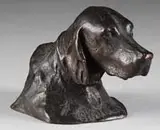 Bronze Canine Paperweight by Tiffany Studios, sold Feb 2010