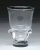 Clear Glass Vase by Alexander Joseph von Steuben, sold Aug 2005
