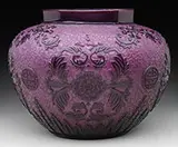 Plum Jade Acb Vase by Alexander Joseph von Steuben, sold Jun 2017