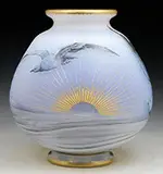 Seagull Vase by Daum, sold Jun 2017
