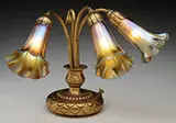 3-Light Lily Lamp by Tiffany Studios, sold Jun 2017