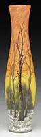 Winter Scene Vase by Daum, sold Jun 2017