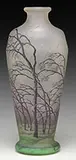 Rain Scene Vase by Daum, sold Jun 2017