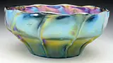 Blue Favrile Bowl by Tiffany Studios, sold Jun 2017