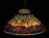 Dragonfly Chandelier by Tiffany Studios, sold Jun 2017