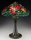 Peony Table Lamp by Tiffany Studios, sold Jun 2017