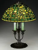 Daffodil Table Lamp by Tiffany Studios, sold Jun 2017
