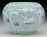 Swan Vase by Daum, sold Jun 2017