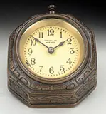 Zodiac Desk Clock by Tiffany Studios, sold Jun 2017