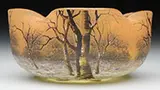 Winter Scene Bowl by Daum, sold Jun 2017