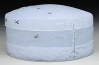 Blackbird Covered Box by Daum, sold Jun 2017