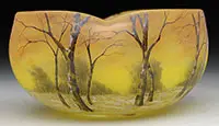 Winter Scene Bowl by Daum, sold Jun 2017