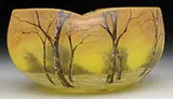 Winter Scene Bowl by Daum, sold Jun 2017