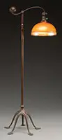 /Steuben Floor Lamp by Tiffany Studios, sold Jun 2017