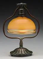 /Steuben Desk Lamp by Tiffany Studios, sold Jun 2017