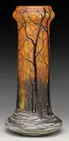 Daum, Winter Scene Vase