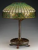 Greek Key Table Lamp by Tiffany Studios, sold Jun 2017
