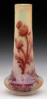 Thistle Vase by Daum, sold Jun 2017