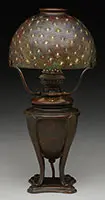 Bronze Lamp by Tiffany Studios, sold Jun 2017