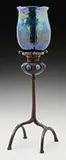 Jeweled Candle Lamp by Tiffany Studios, sold Jun 2017