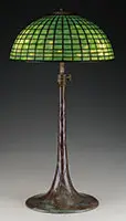 Geometric Table Lamp by Tiffany Studios, sold Jun 2017