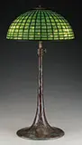 Geometric Table Lamp by Tiffany Studios, sold Jun 2017