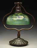 Damascene Desk Lamp by Tiffany Studios, sold Jun 2017