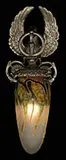 Cameo Glass Sconce by Daum, sold Jun 2017