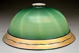Intarsia Art Glass Shade by Alexander Joseph von Steuben, sold Jun 2017