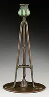 Tripod Candlestick by Tiffany Studios, sold Jun 2017