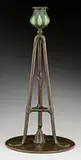 Tripod Candlestick by Tiffany Studios, sold Jun 2017