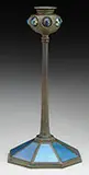 Jeweled Candlestick by Tiffany Studios, sold Jun 2017