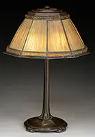 Linenfold Table Lamp by Tiffany Studios, sold Jun 2017