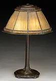 Linenfold Table Lamp by Tiffany Studios, sold Jun 2017
