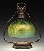 Damascene Desk Lamp by Tiffany Studios, sold Jun 2017