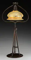 Adjustable Lamp by Tiffany Studios, sold Jun 2017