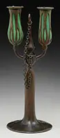 Tiffany Studios, Double Candlestick