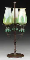 Adjustable Candle Lamp by Tiffany Studios, sold Jun 2017