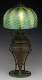Damascene Lamp by Tiffany Studios, sold Jun 2017