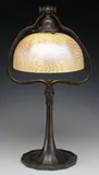 Damascene Lamp by Tiffany Studios, sold Jun 2017