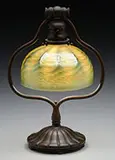 Damascene Desk Lamp by Tiffany Studios, sold Jun 2017