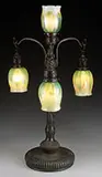 Newel Post Lamp by Tiffany Studios, sold Jun 2017