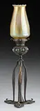 Jeweled Candle Lamp by Tiffany Studios, sold Jun 2017
