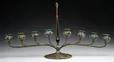 Jeweled Candelabra by Tiffany Studios, sold Jun 2017